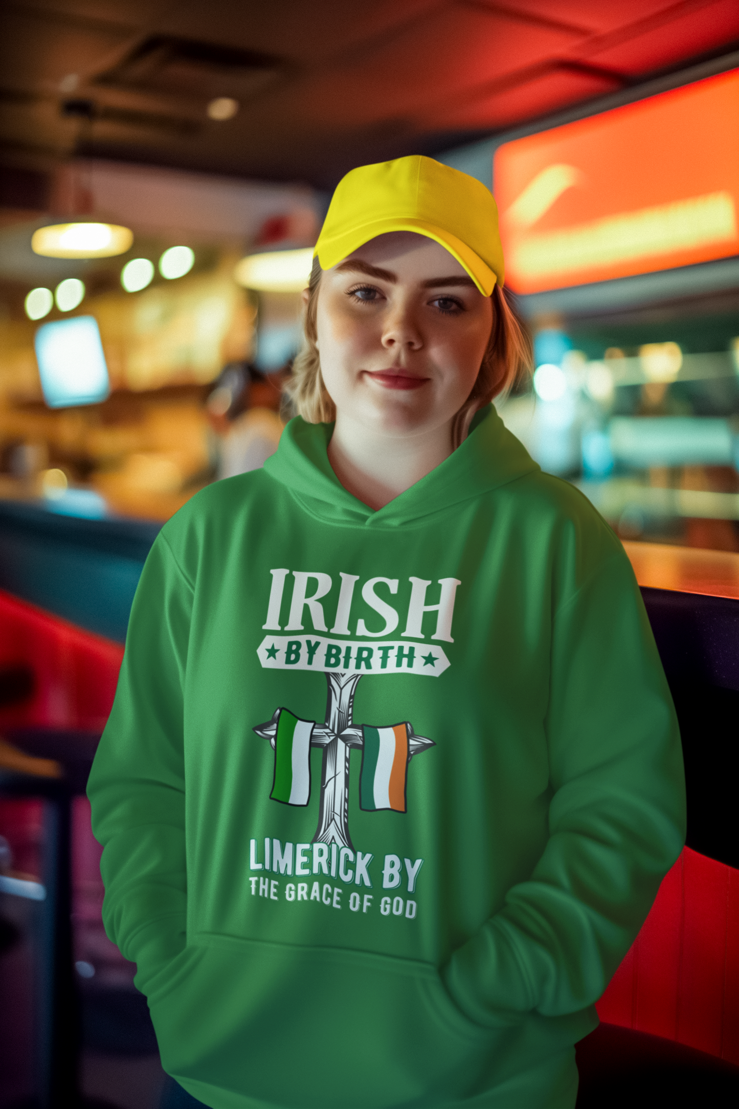 Limerick Hoodie Irish By Birth Classic Adult Hoodie