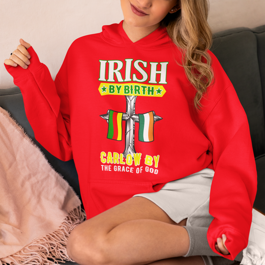 County Carlow Irish By Birth Classic Adult Hoodie