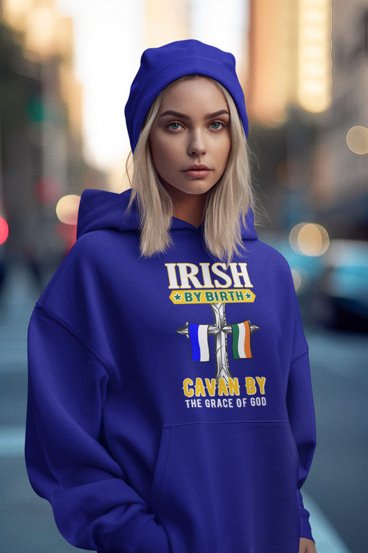 County Cavan Irish By Birth Classic Adult Hoodie