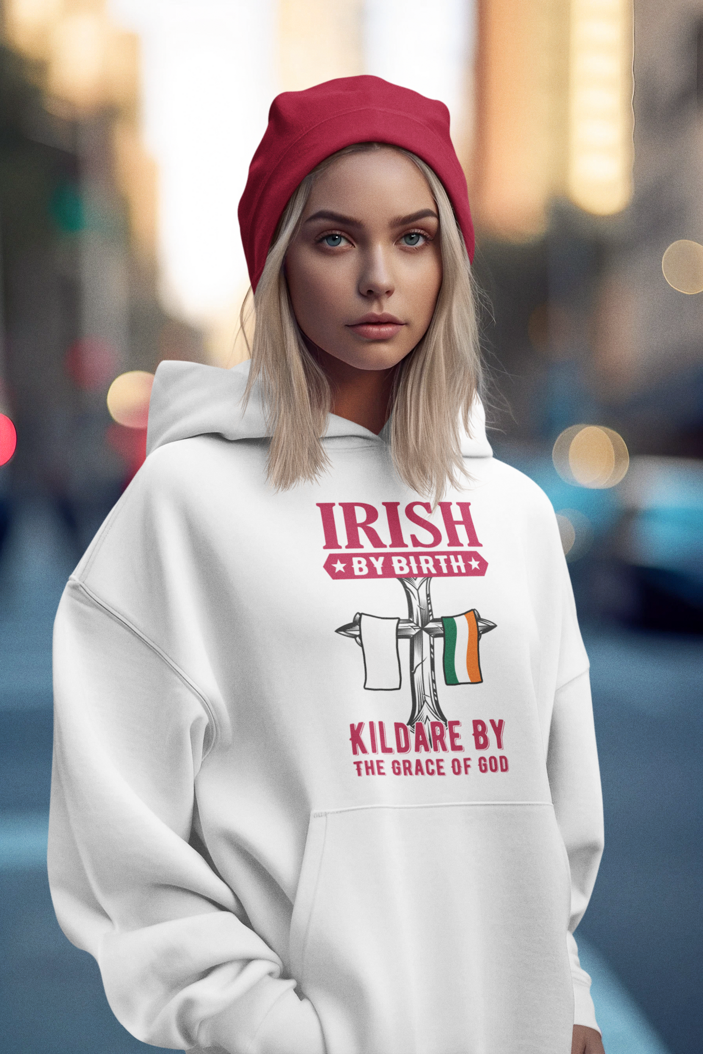 County Kildare Irish By Birth Classic Adult Hoodie