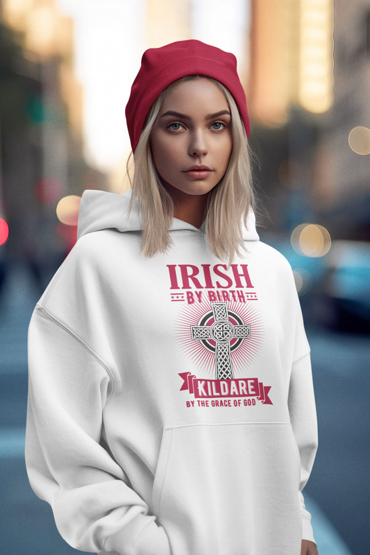 County Kildare Irish By Birth Classic Adult Hoodie