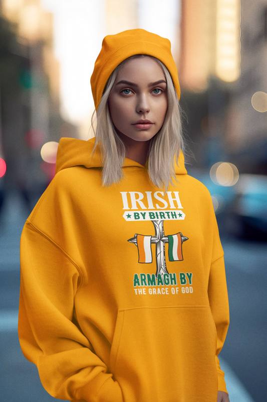 Armagh Hoodie Irish By Birth Classic Adult Hoodie