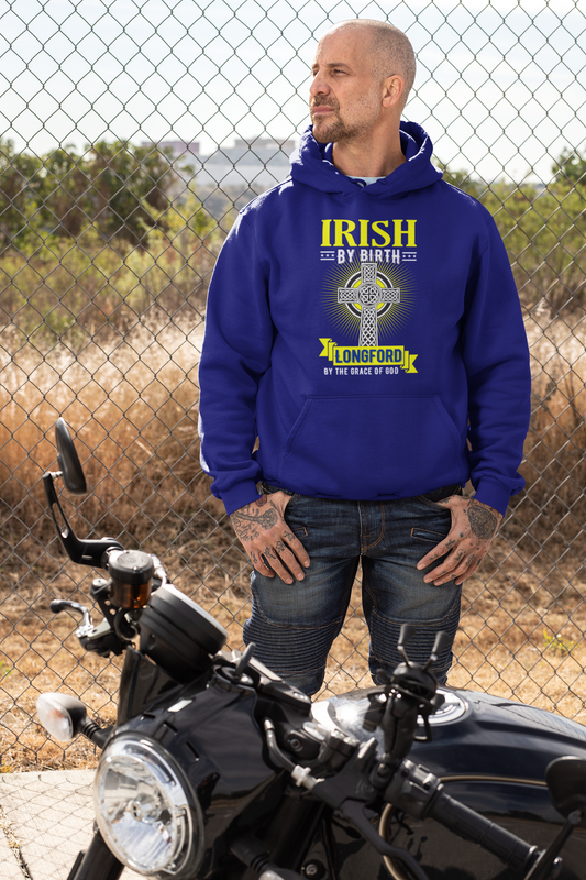 County Longford Irish By Birth Classic Adult Hoodie