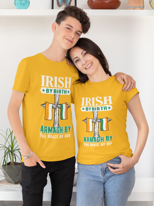 County Armagh Irish By Birth T Shirt