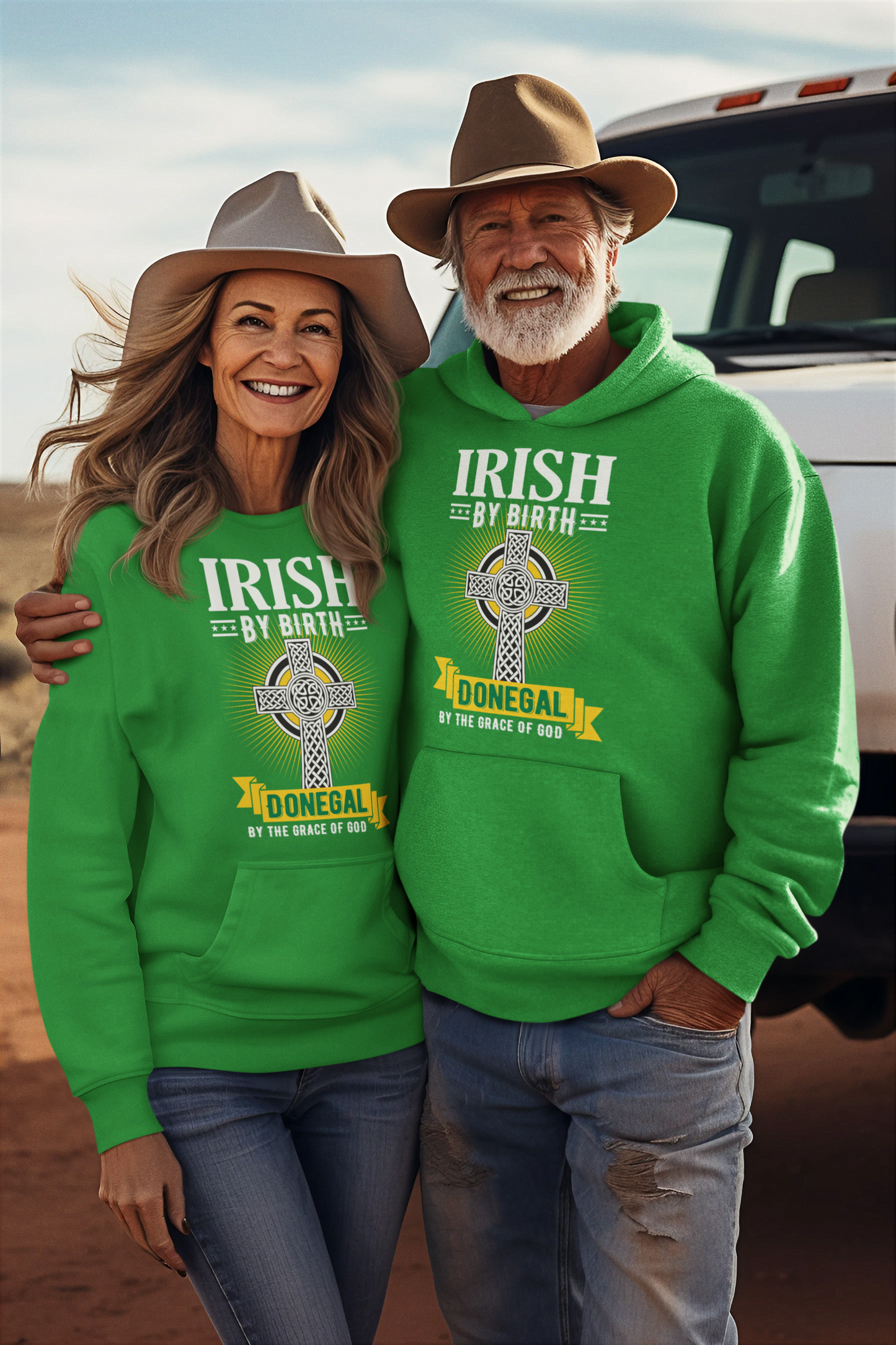 County Donegal Classic Adult Hoodie Cross