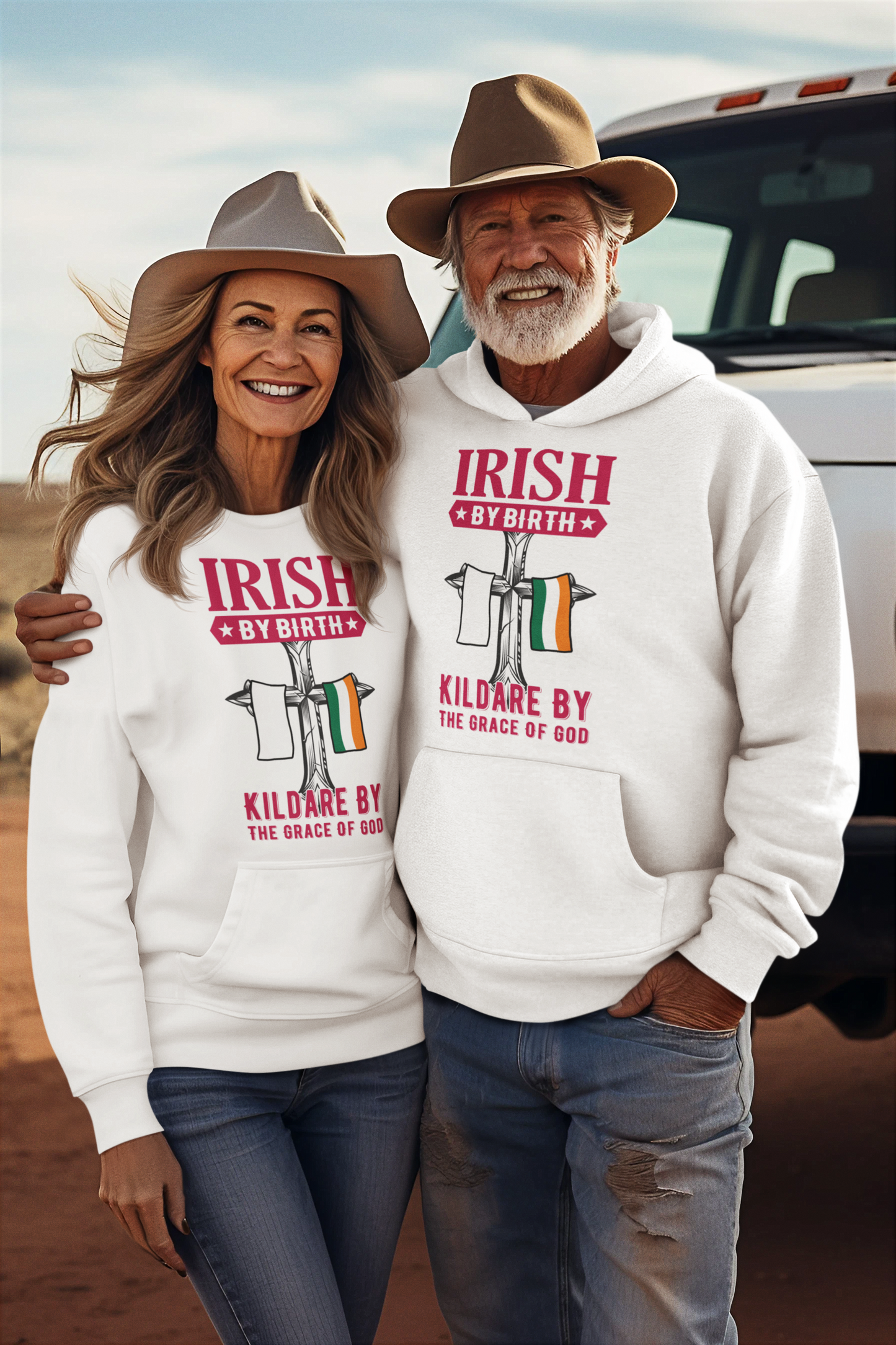 County Kildare Irish By Birth Classic Adult Hoodie
