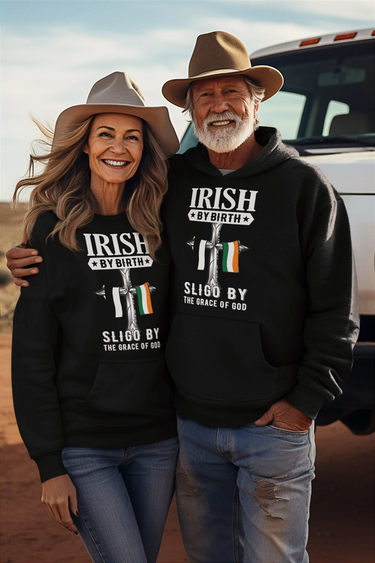 County Sligo Irish By Birth Classic Adult Hoodie