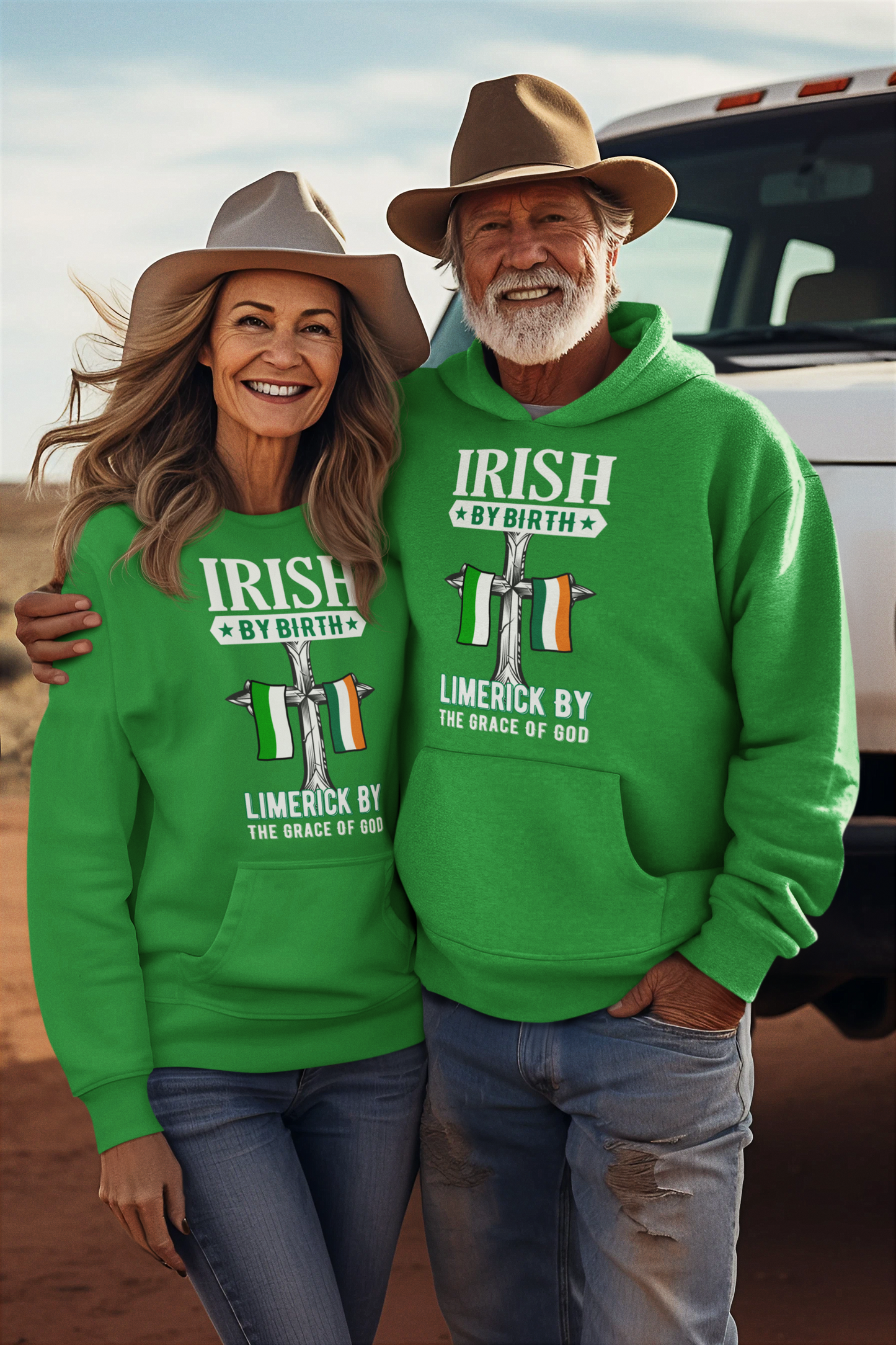 Limerick Hoodie Irish By Birth Classic Adult Hoodie