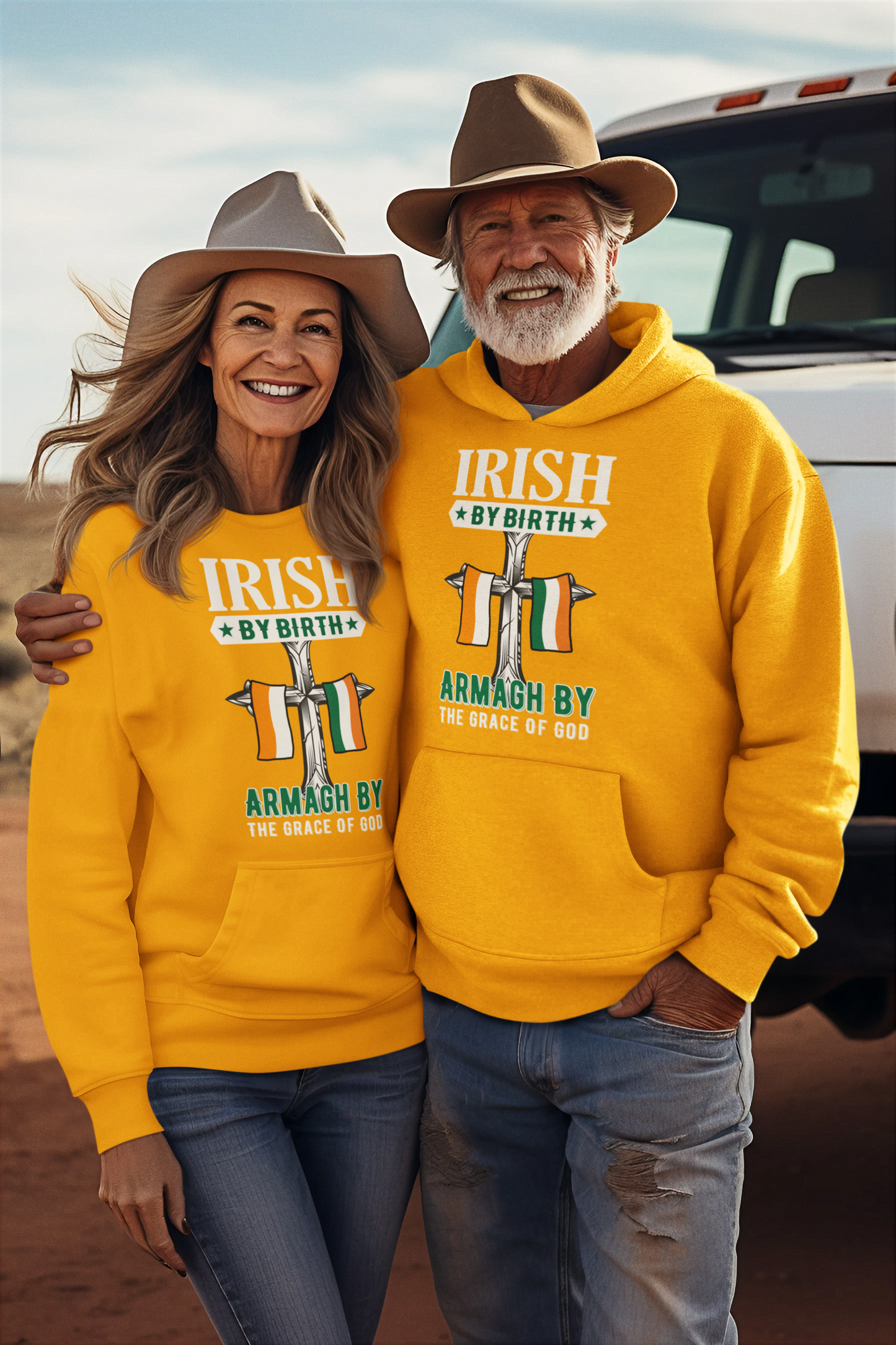 Armagh Hoodie Irish By Birth Classic Adult Hoodie