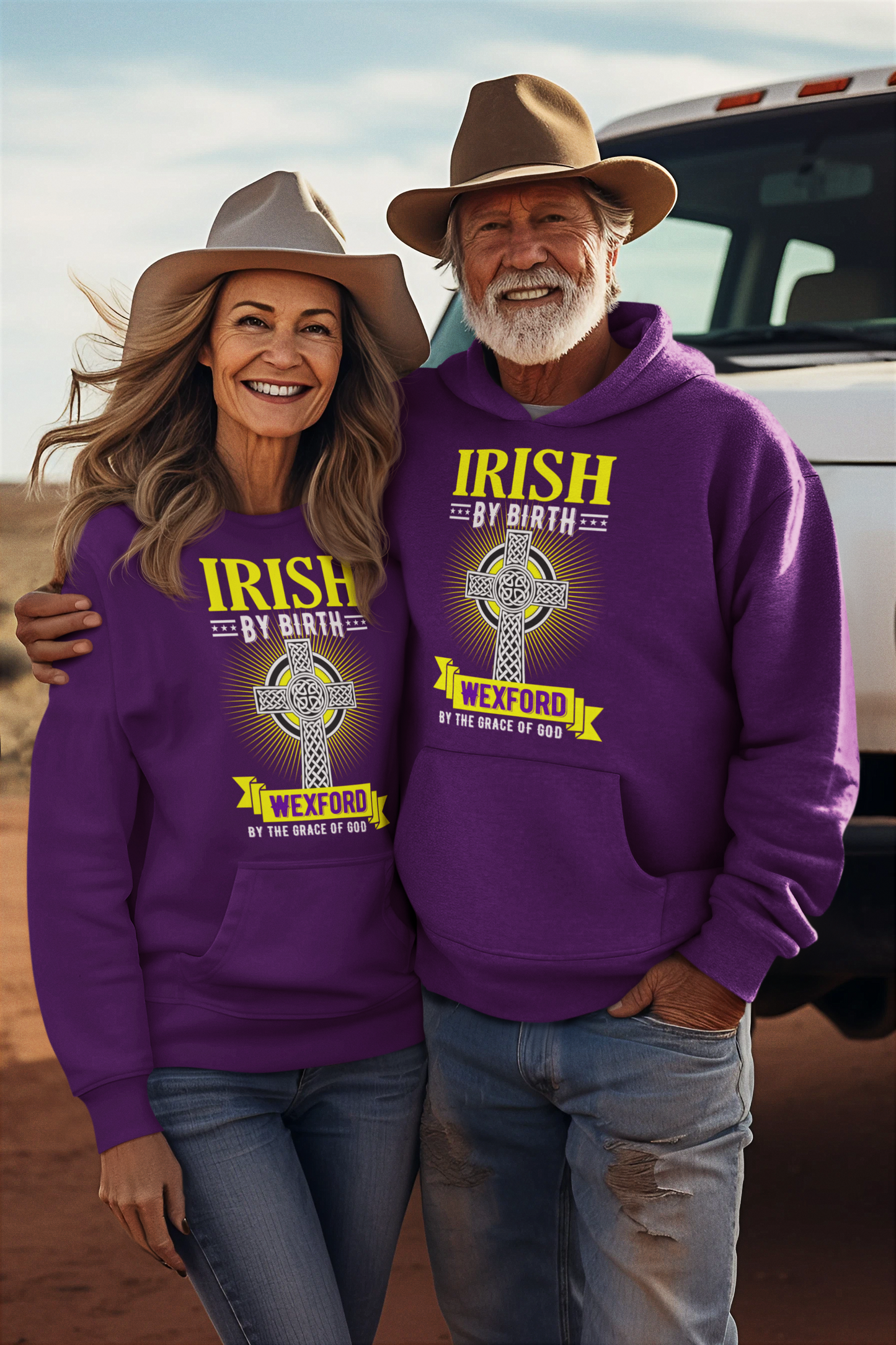 County Wexford  Irish By Birth Wexford By The Grace Of God Classic Adult Hoodie