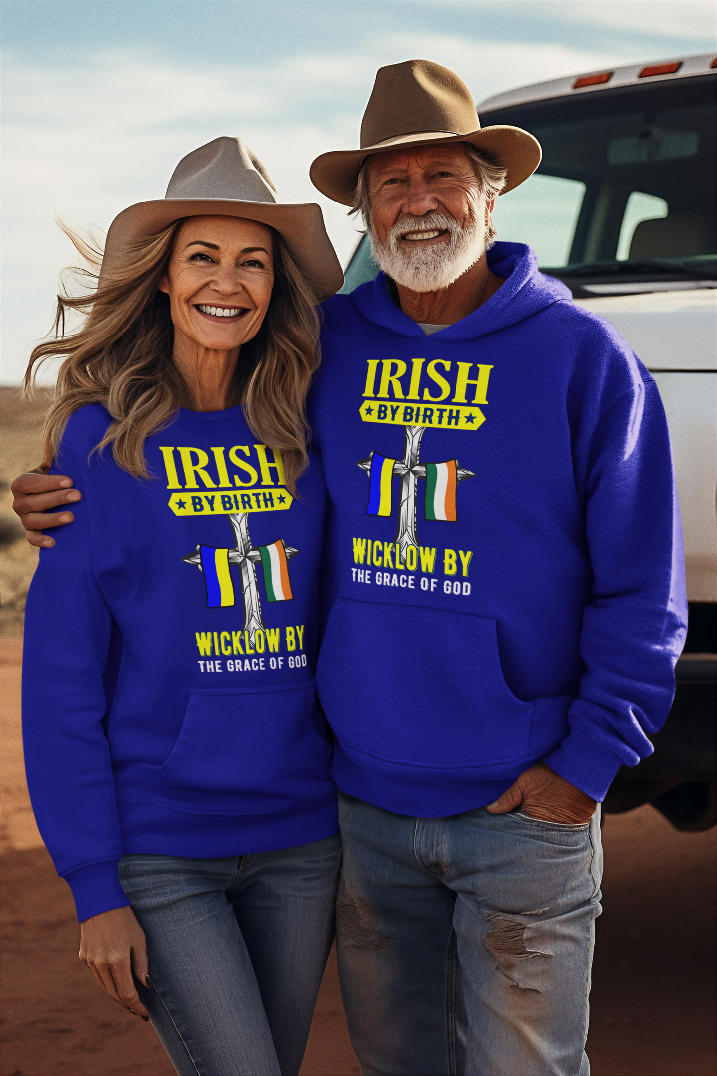 County Wicklow Irish By Birth Classic Adult Hoodie