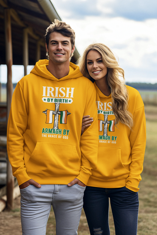 Armagh Hoodie Irish By Birth Classic Adult Hoodie
