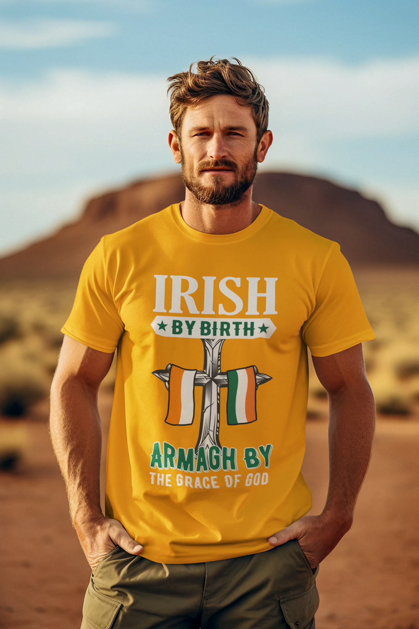 County Armagh Irish By Birth T Shirt