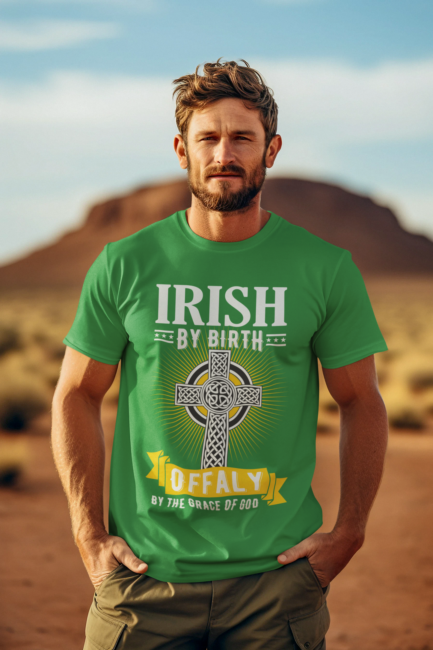 Offaly T shirt Offaly-2 Classic Heavy Cotton Offaly T-Shirt