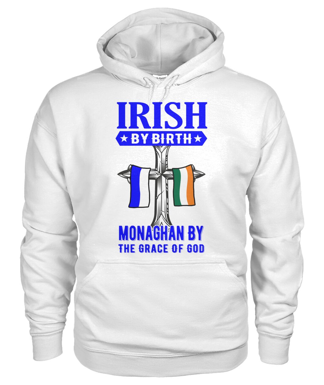 County Monaghan Irish By Birth Classic Adult Hoodie