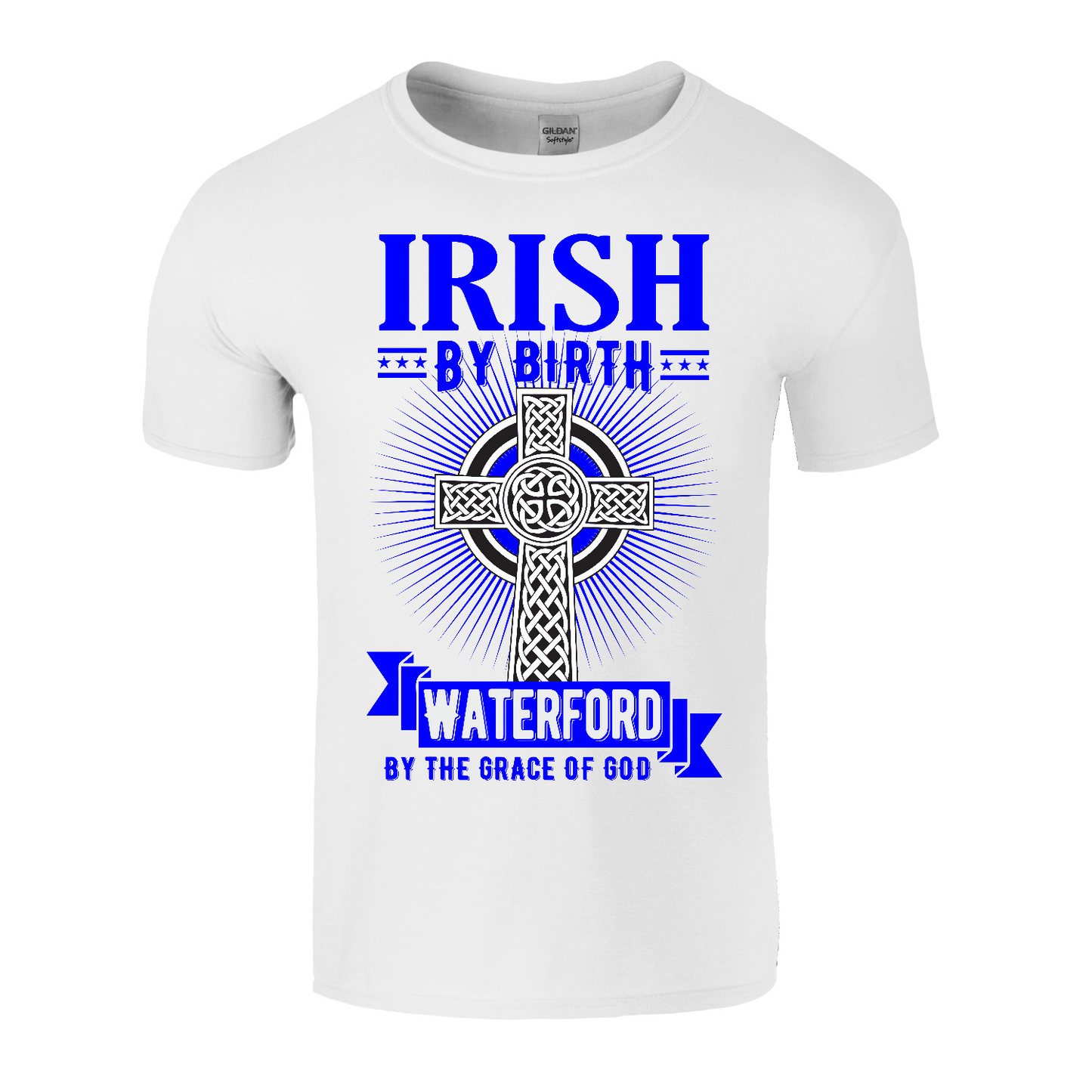 Irish By Birth Waterford By The Grace Of God T Shirt Celtic Cross T Shirt