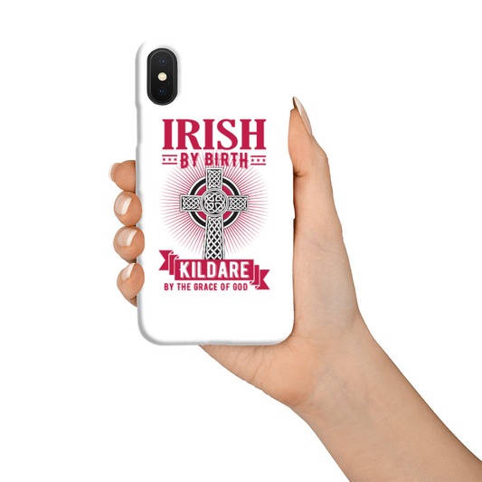 Irish By Birth Kildare By The Grace Of God Phone Case Celtic Cross