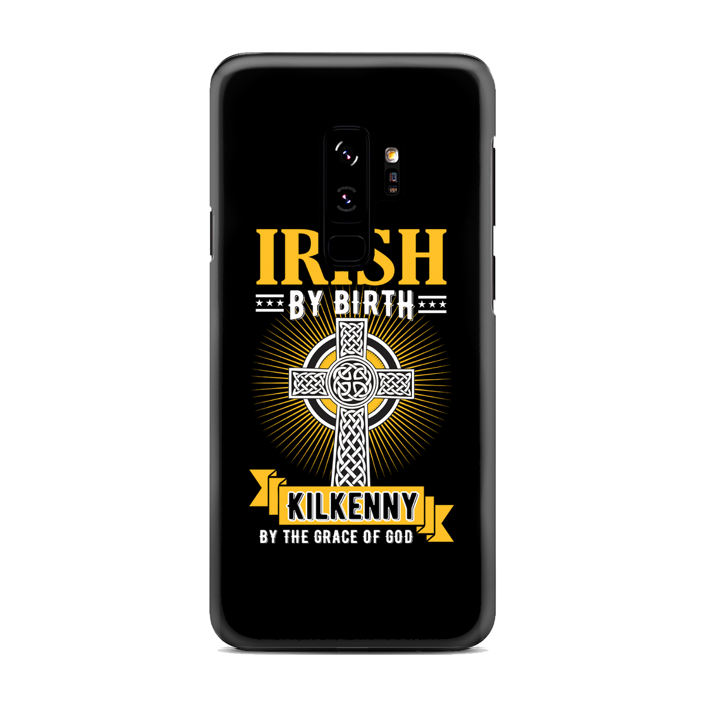 Irish By Birth Kilkenny By The Grace Of God Phone Case Celtic Cross
