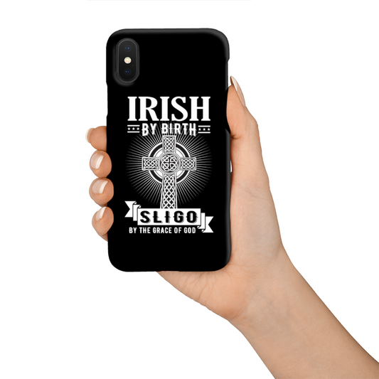 Irish By Birth Sligo By The Grace Of God Phone Case Celtic Cross Phone Case