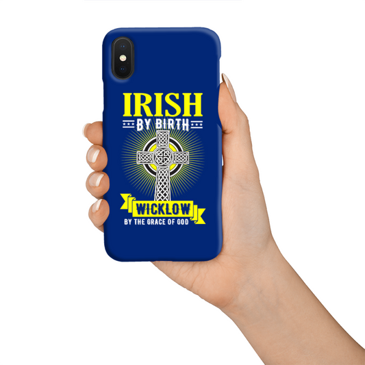Irish By Birth Wicklow By The Grace Of God Phone Case Celtic Cross Phone Case