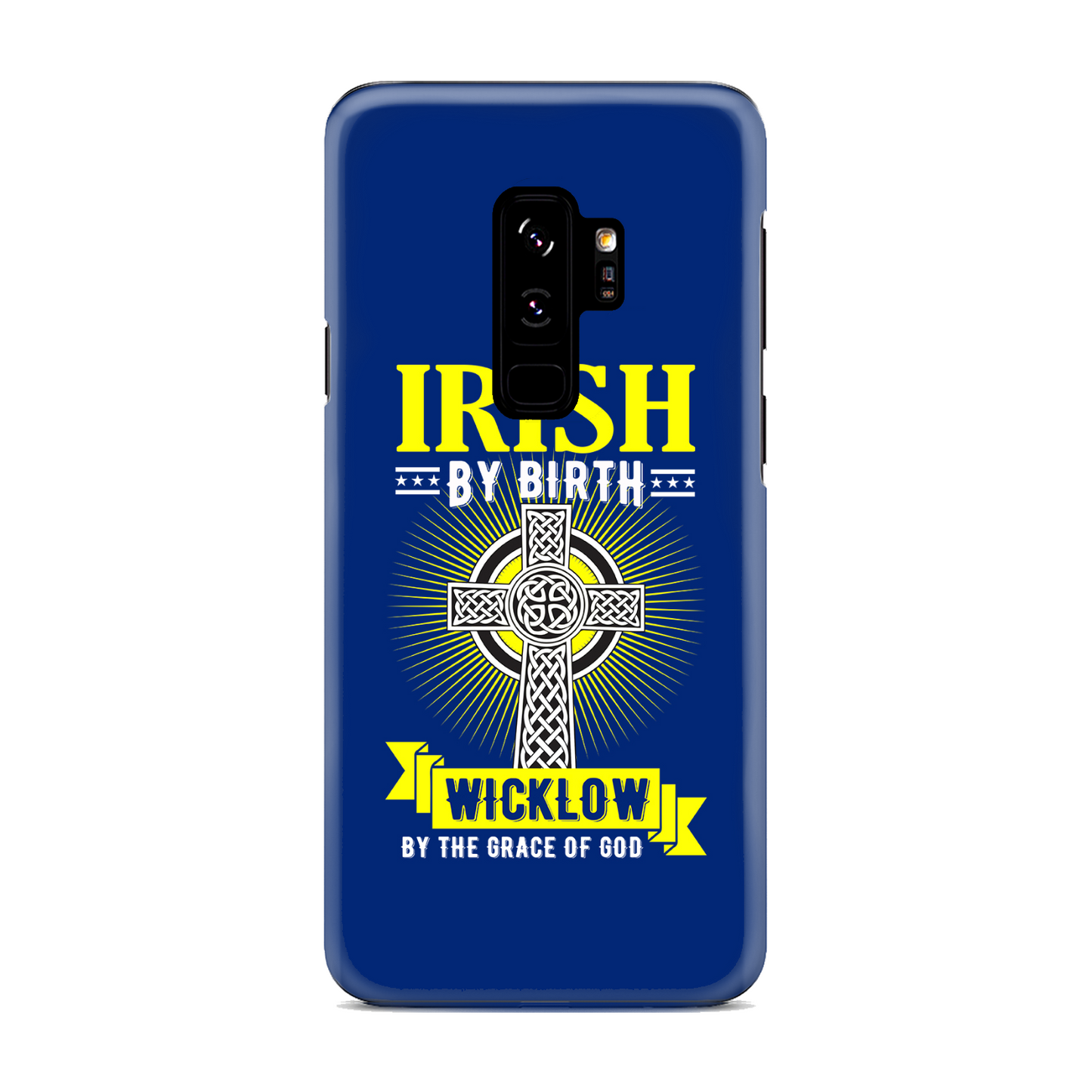 Irish By Birth Wicklow By The Grace Of God Phone Case Celtic Cross Phone Case