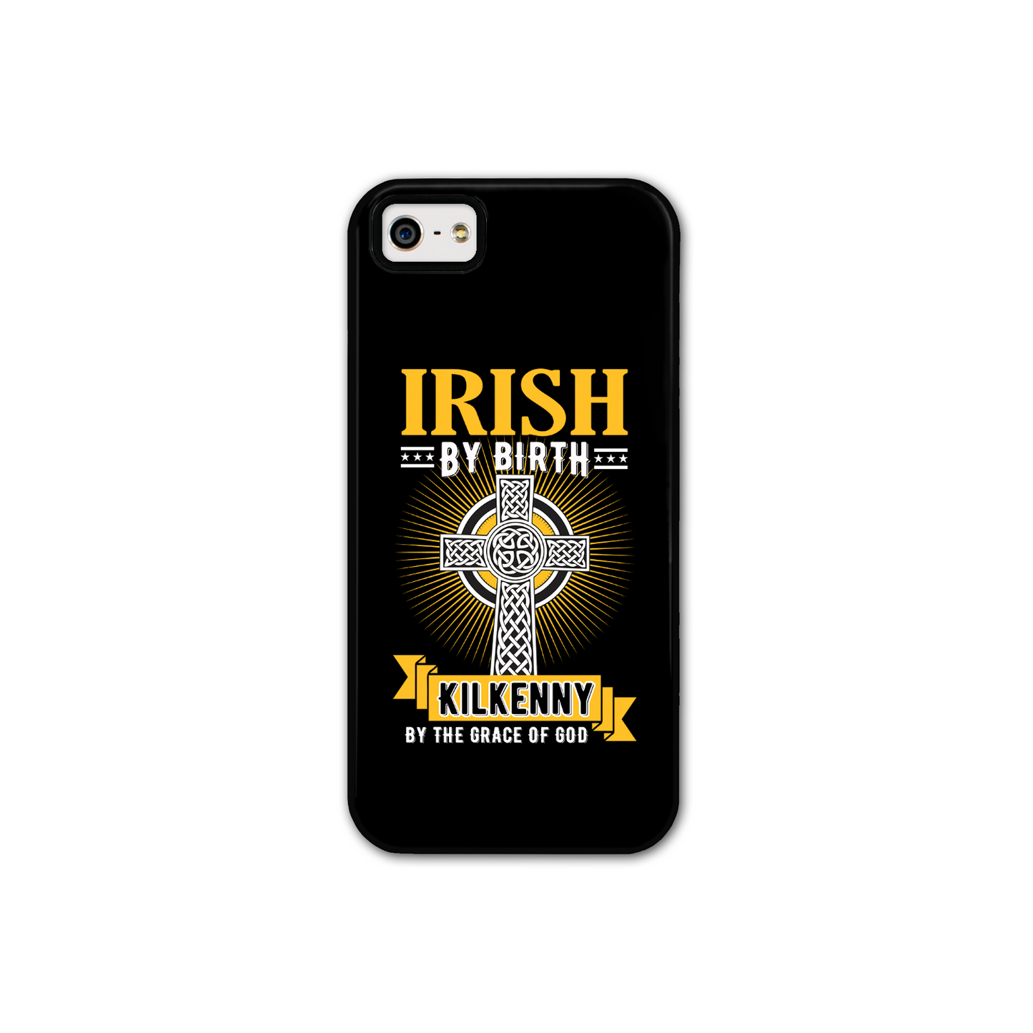 Irish By Birth Kilkenny By The Grace Of God Phone Case Celtic Cross