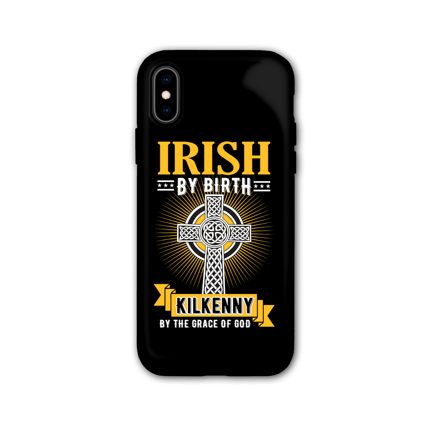 Irish By Birth Kilkenny By The Grace Of God Phone Case Celtic Cross