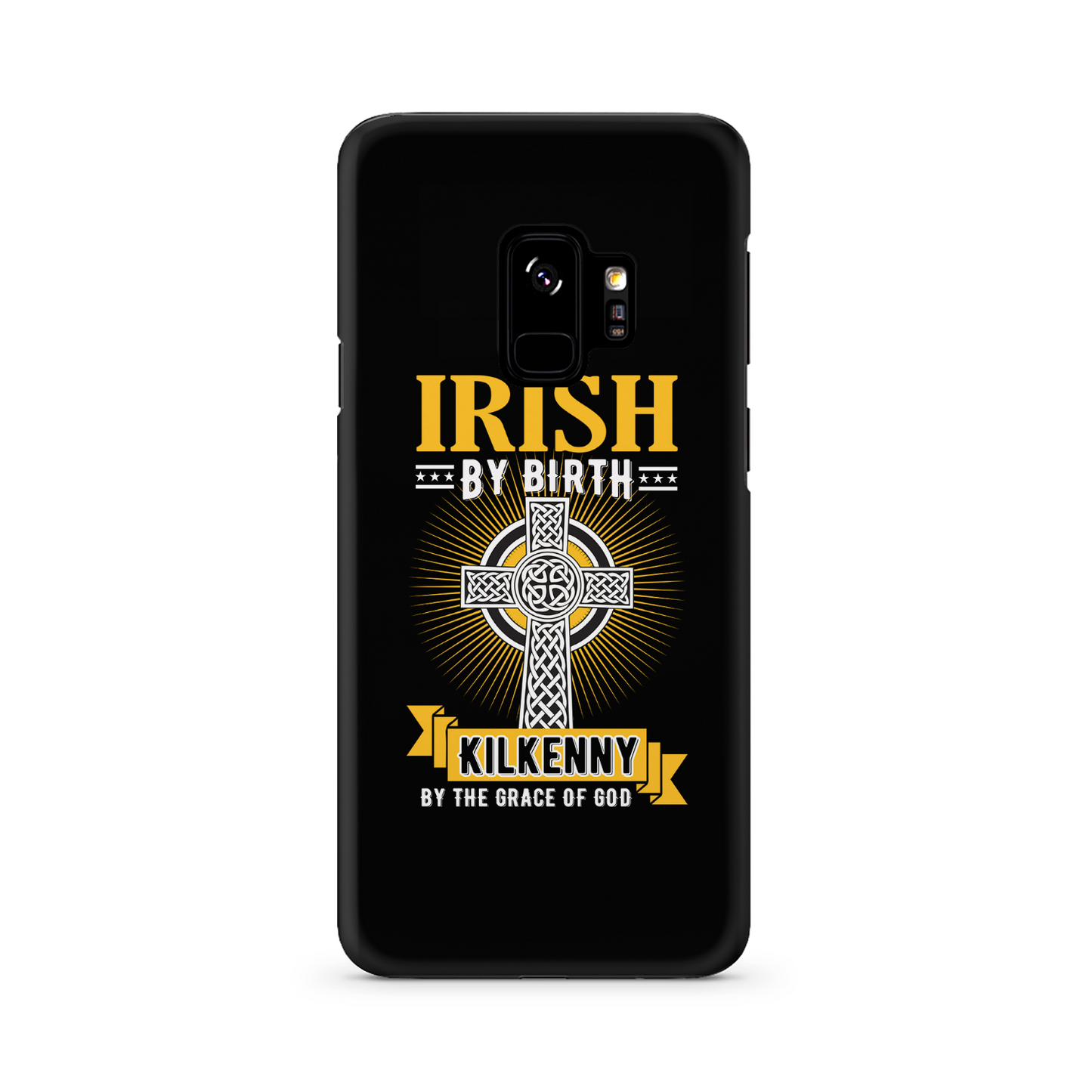 Irish By Birth Kilkenny By The Grace Of God Phone Case Celtic Cross