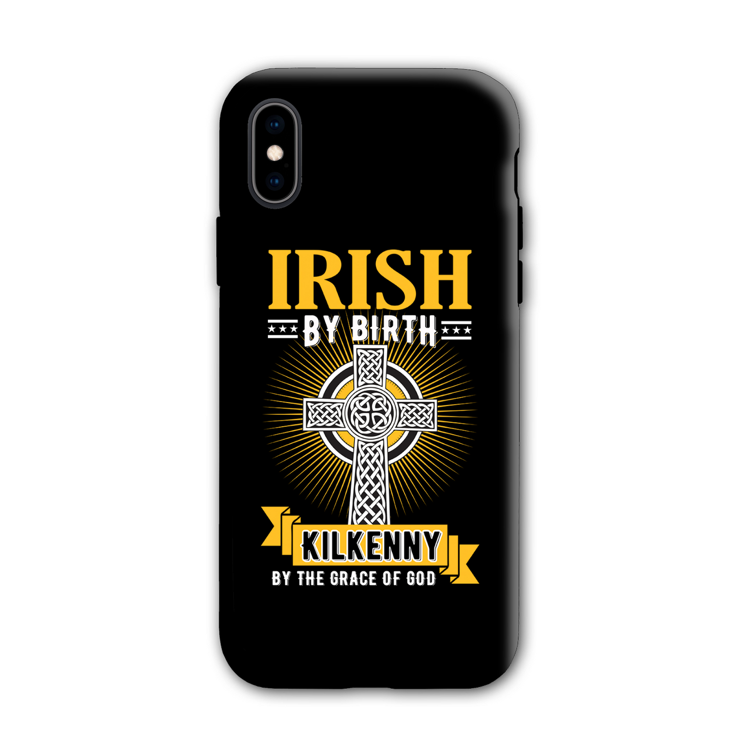 Irish By Birth Kilkenny By The Grace Of God Phone Case Celtic Cross