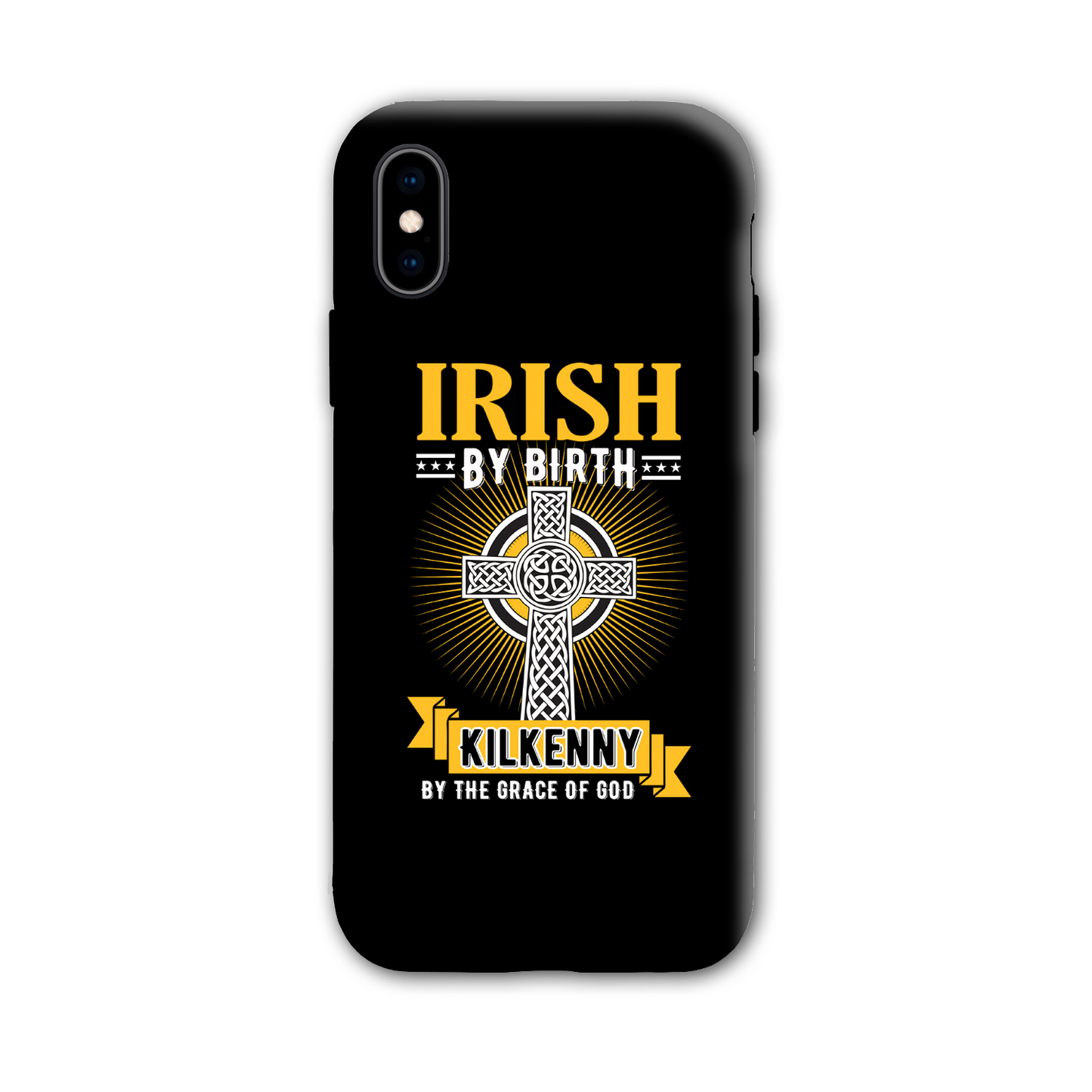 Irish By Birth Kilkenny By The Grace Of God Phone Case Celtic Cross