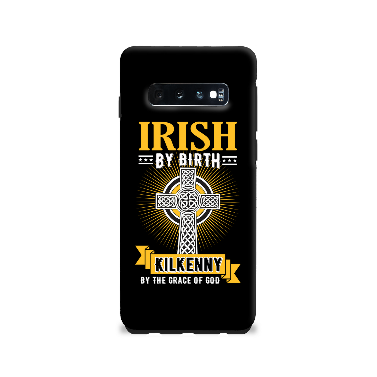 Irish By Birth Kilkenny By The Grace Of God Phone Case Celtic Cross