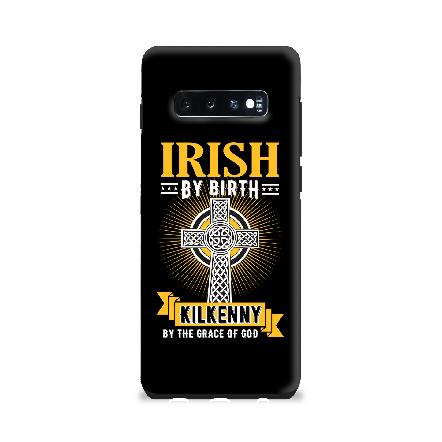 Irish By Birth Kilkenny By The Grace Of God Phone Case Celtic Cross