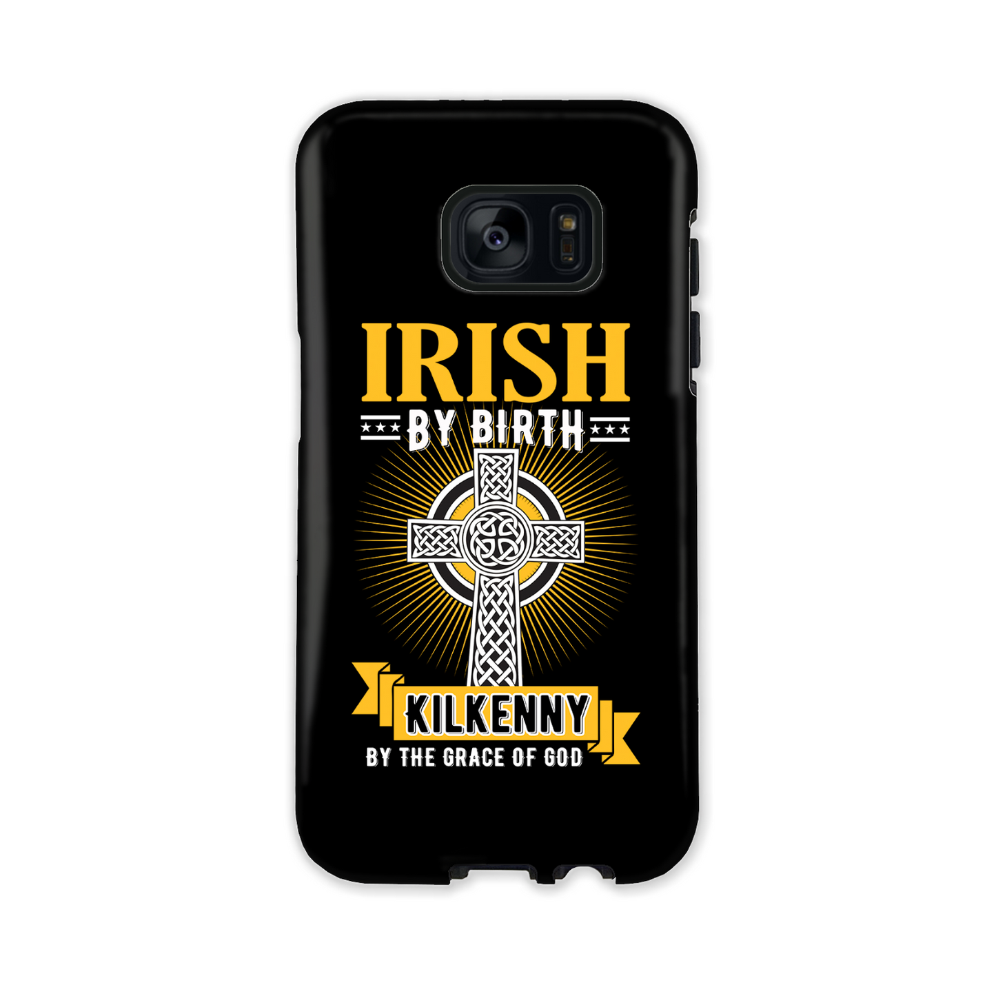 Irish By Birth Kilkenny By The Grace Of God Phone Case Celtic Cross
