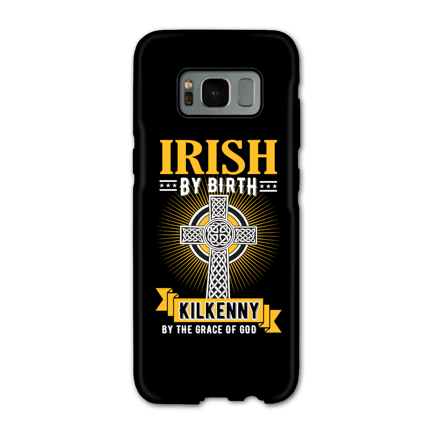 Irish By Birth Kilkenny By The Grace Of God Phone Case Celtic Cross