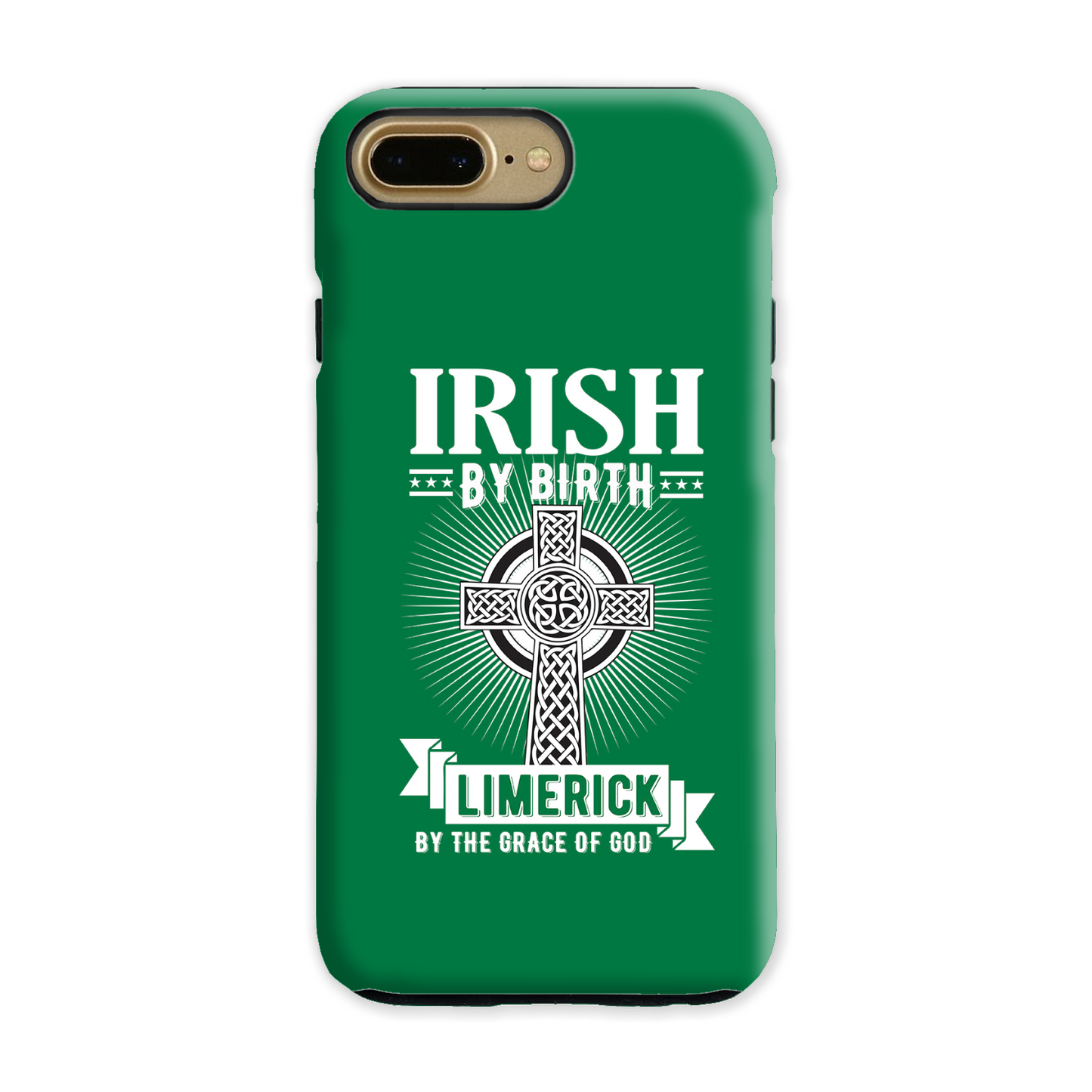 Irish By Birth Limerick By The Grace Of God Phone Case Celtic Cross