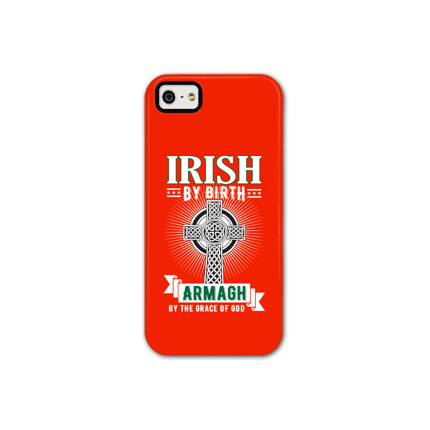 Armagh Irish By Birth Armagh By The Grace Of God Celtic Cross Phone Case