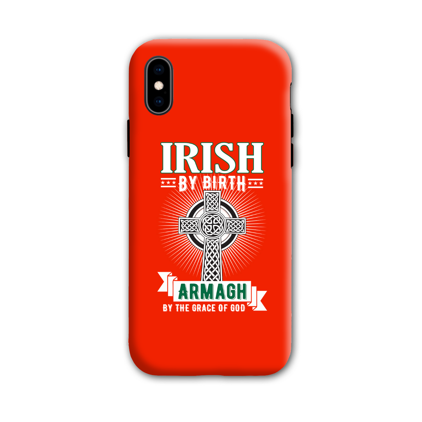 Armagh Irish By Birth Armagh By The Grace Of God Celtic Cross Phone Case