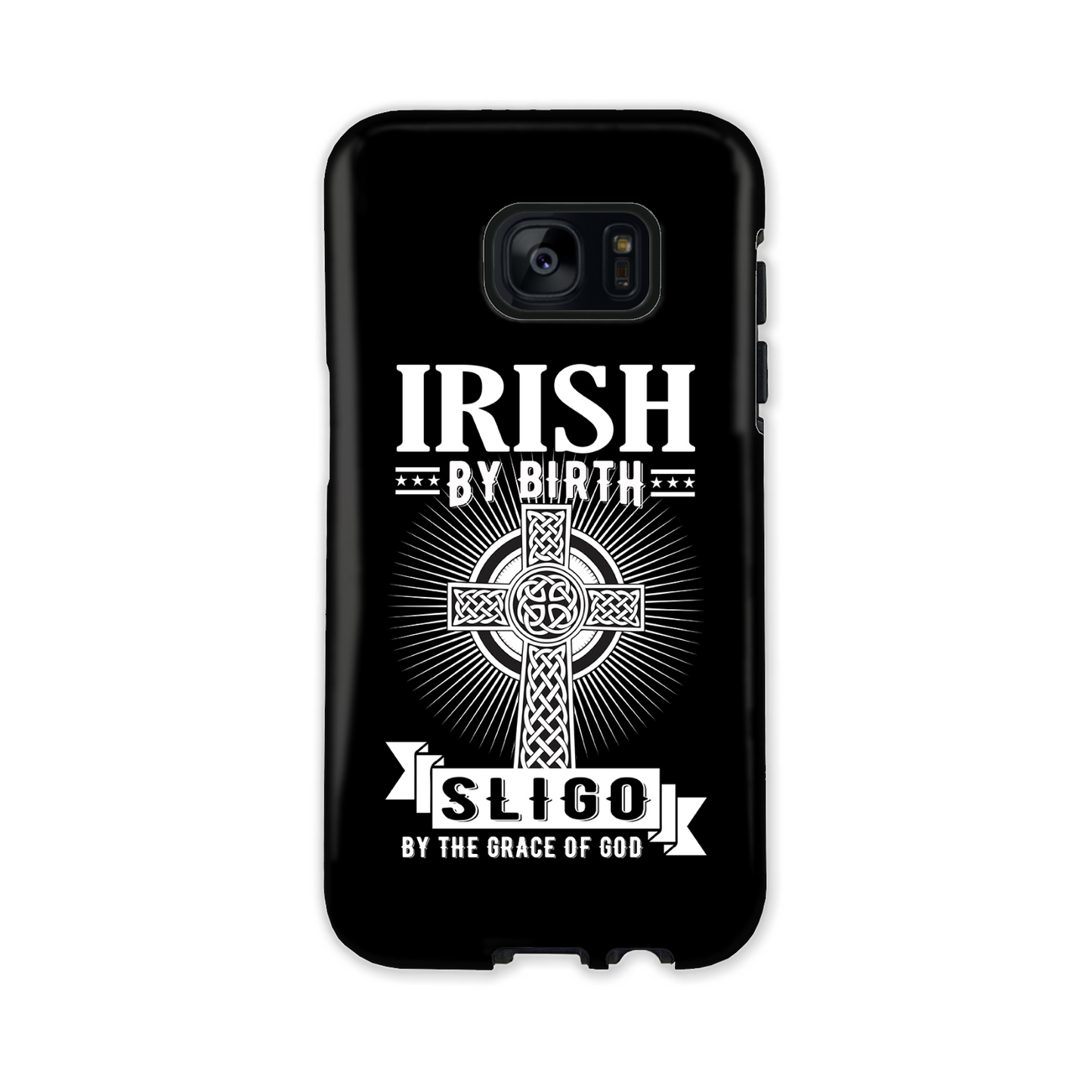 Irish By Birth Sligo By The Grace Of God Phone Case Celtic Cross Phone Case