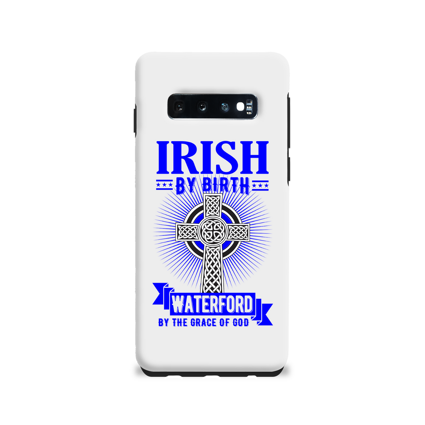 Irish By Birth Waterford By The Grace Of God Phone Case Celtic Cross Phone Case