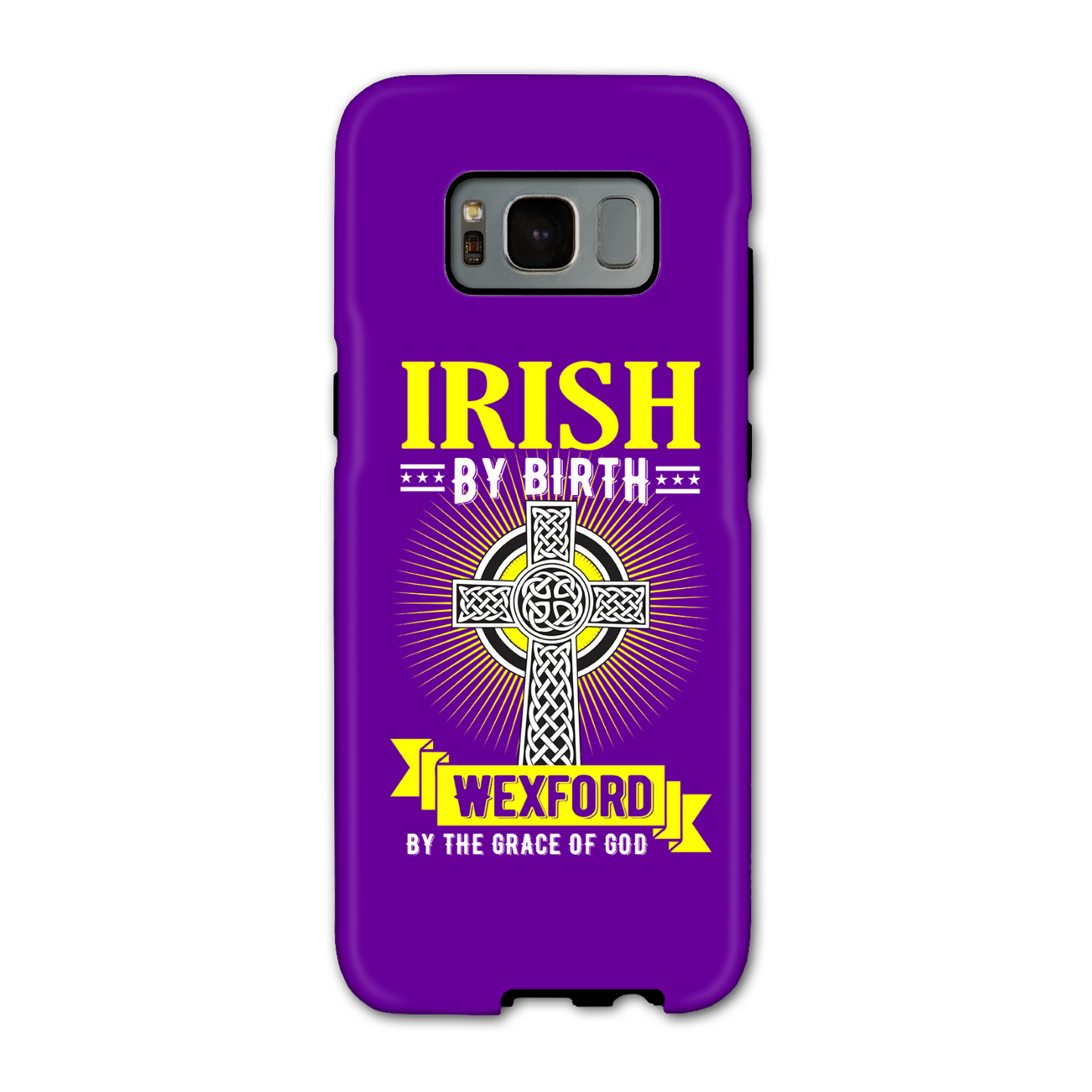 Irish By Birth Wexford By The Grace Of God Phone Case Celtic Cross Phone Case