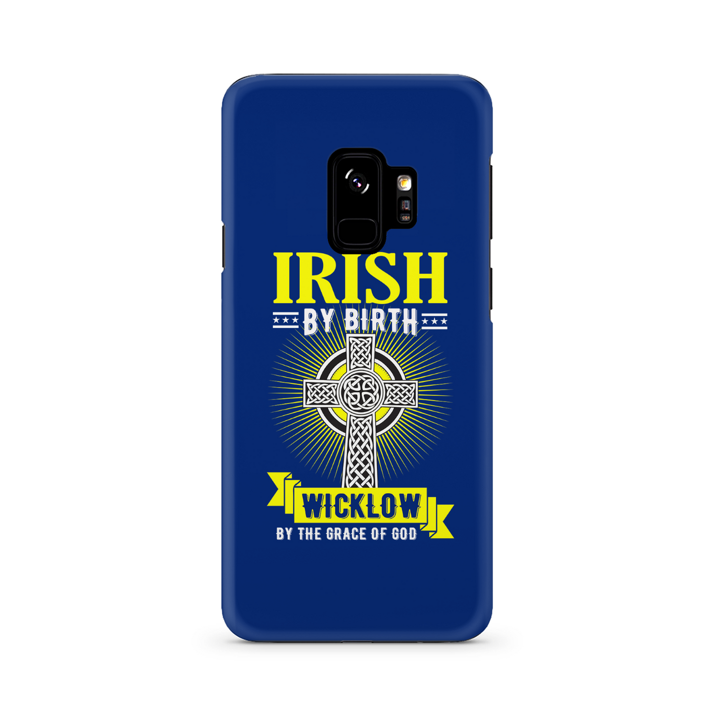 Irish By Birth Wicklow By The Grace Of God Phone Case Celtic Cross Phone Case