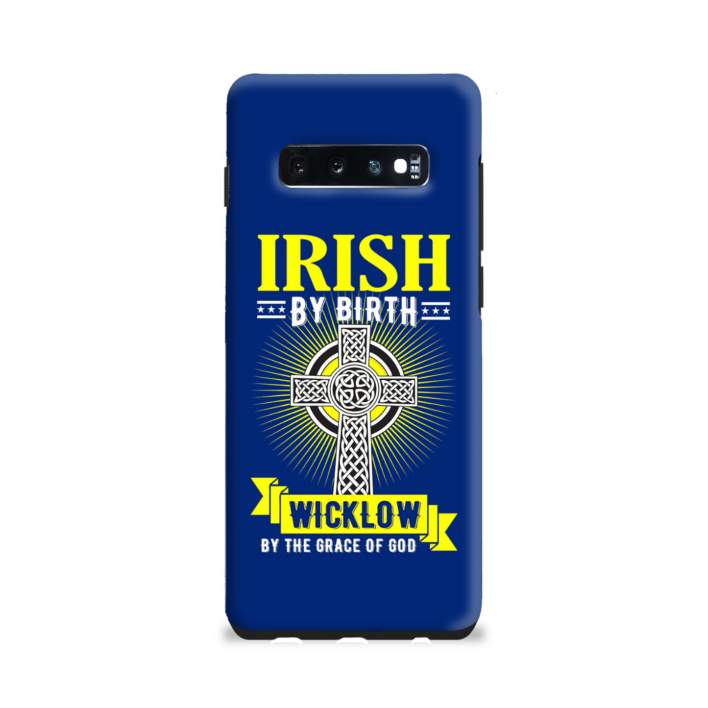 Irish By Birth Wicklow By The Grace Of God Phone Case Celtic Cross Phone Case